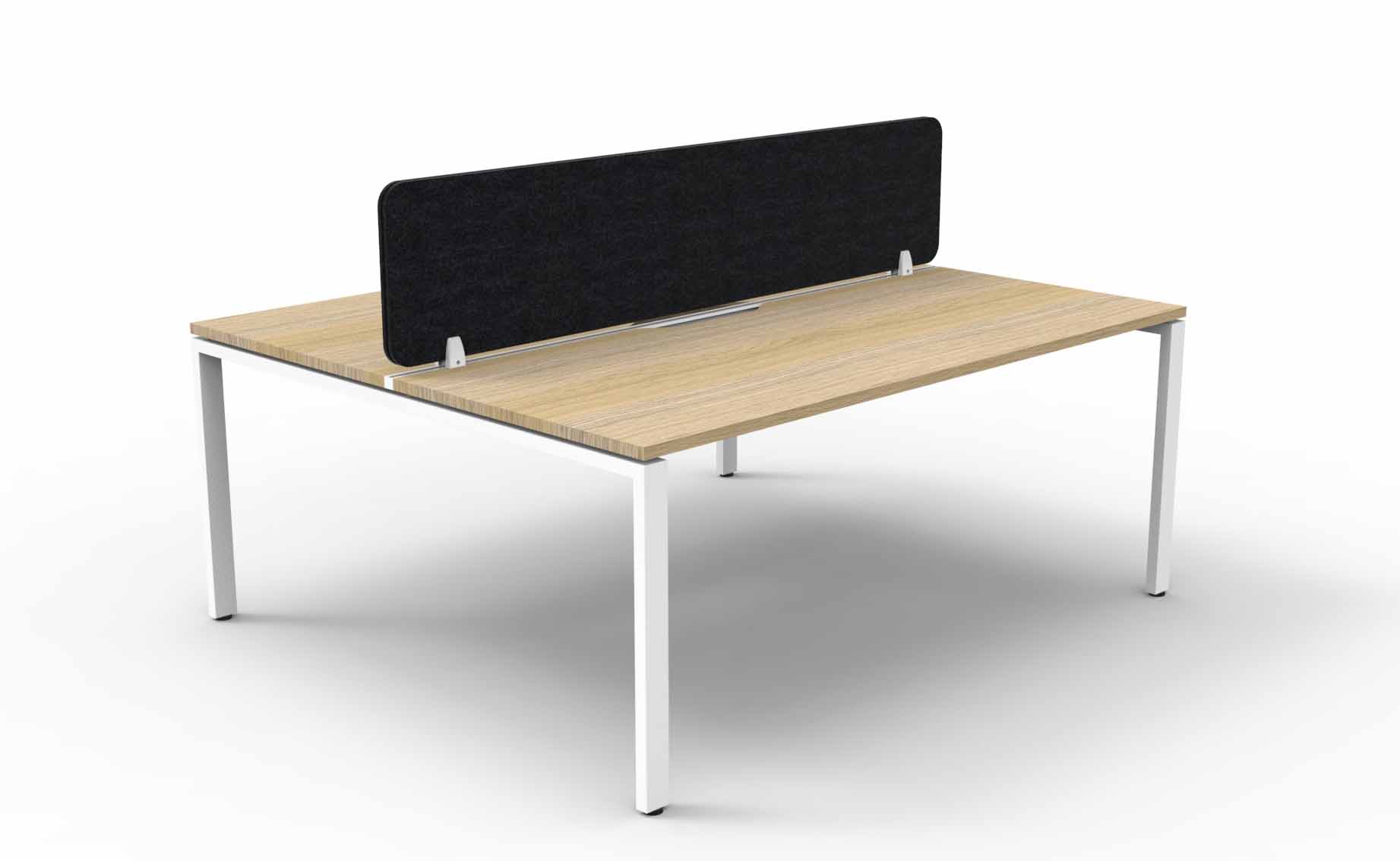 Profile 2 Person Double Sided Workstation - with Eco Screen